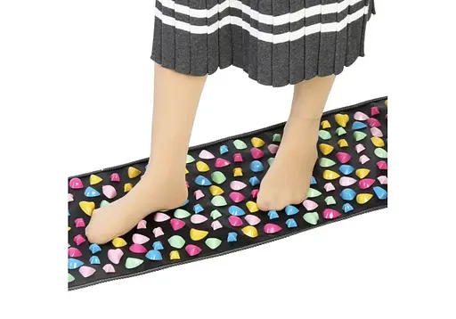 Ортопедический массажный коврик EasyFit 70 см с камешками (EF-1953-2) - фото 3