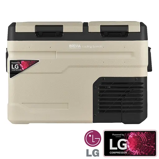 Холодильник автомобильный Brevia 38л (компрессор LG) двухкамерный 23425 - фото 2