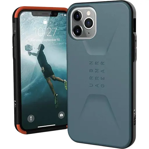 Оригинальный противоударный чехол UAG Civilian для iPhone 11 Pro (5.8") Blue 11170D115454