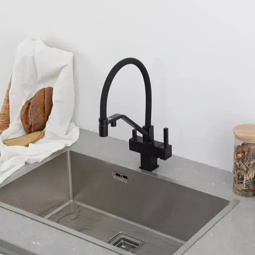 Змішувач для кухні Gappo з виходом для питної води, з гнучким виливом G4395-66 - фото 3