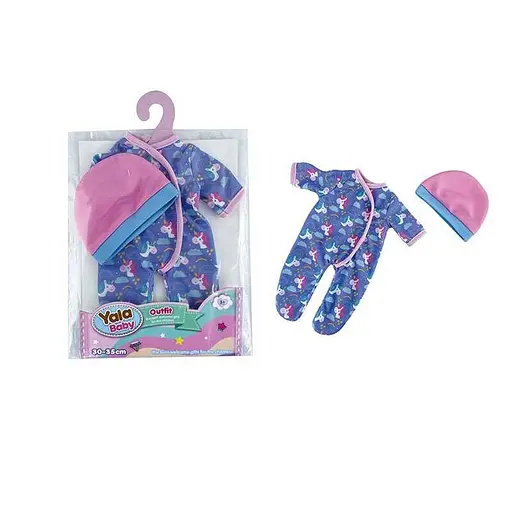 Одежда для кукол YLC 235 F, комбинезон, шапочка, в пакете (6982662674581) - фото 2