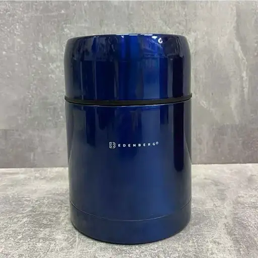 Термос харчовий Edenberg EB 3510 із нержавіючої сталі 1 л синій - фото 2