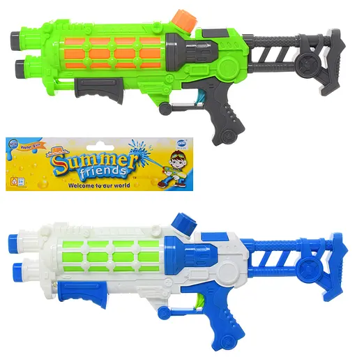 Водяний бластер помповий великий, 42 см, 21x49x5.5 см (В асортименті) - фото 2