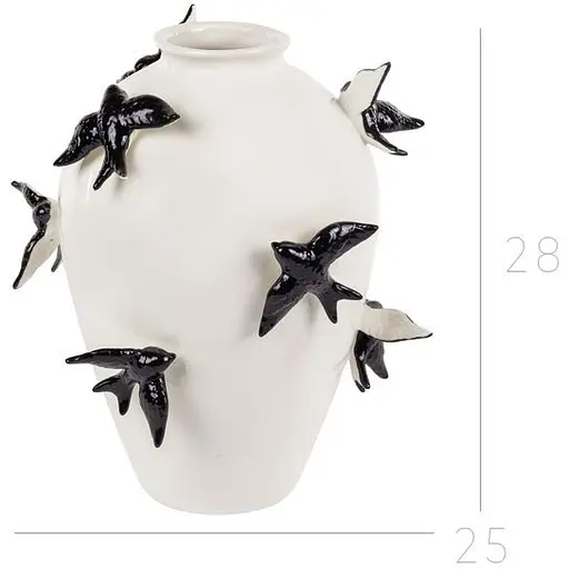 Ваза Lefard Ласточки 24х24х27.5 см (626-009) - фото 2