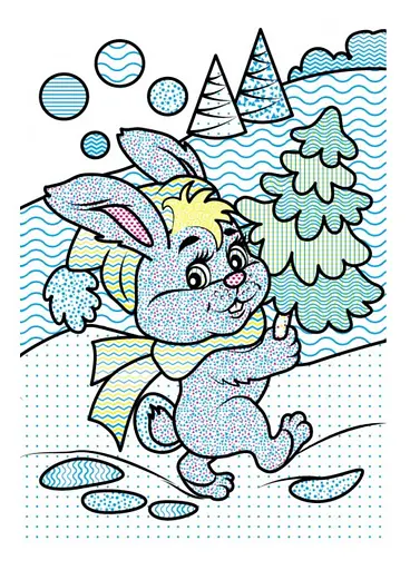 Водні розмальовки. Кабанчик у зимовій казці 9789669479822 - фото 3