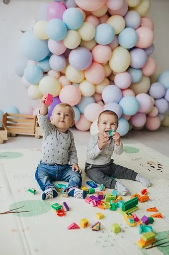 Уцінка. Дитячий двосторонній складаний килимок Poppet Тигреня в лісі і Молочна ферма, 150х180 см (PP001-150) - фото 11