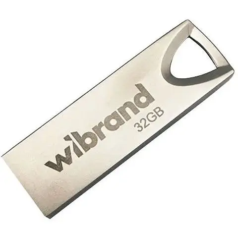 Флеш-накопитель Wibrand USB 2.0 Taipan 32Gb Серебристый - фото 1
