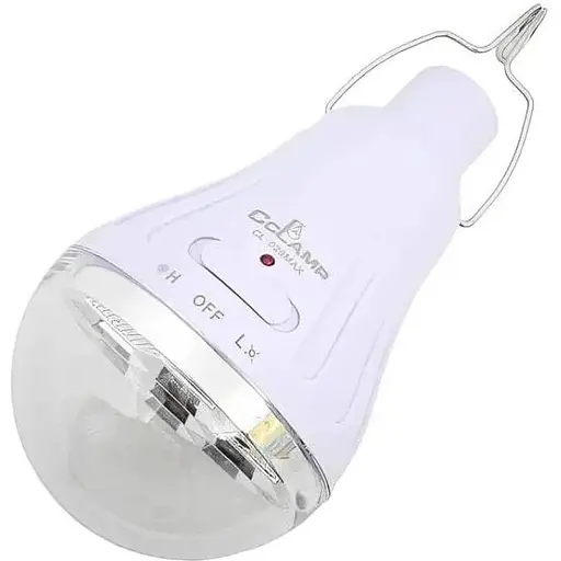 Аккумуляторная лампа CcLamp CL508 LED солнечная панель 2 режимы работы 10 Вт - фото 1