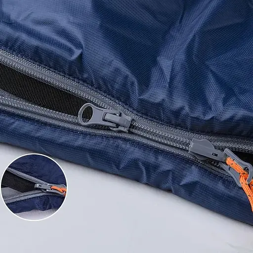 Спальник Naturehike LW180 NH21MSD04 XL L лівий Темно-синій (1047-6927595788172-L) - фото 3