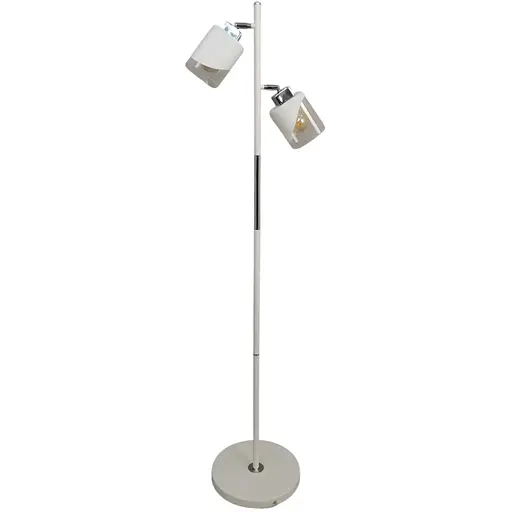 Торшер підлоговий поворотний LK-727F/2 E27 WH+CH