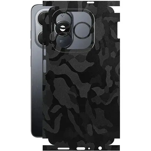 Защитная пленка StatusSKIN для Tecno Spark 20 Pro Корпус Винил Камуфляж черный - фото 1