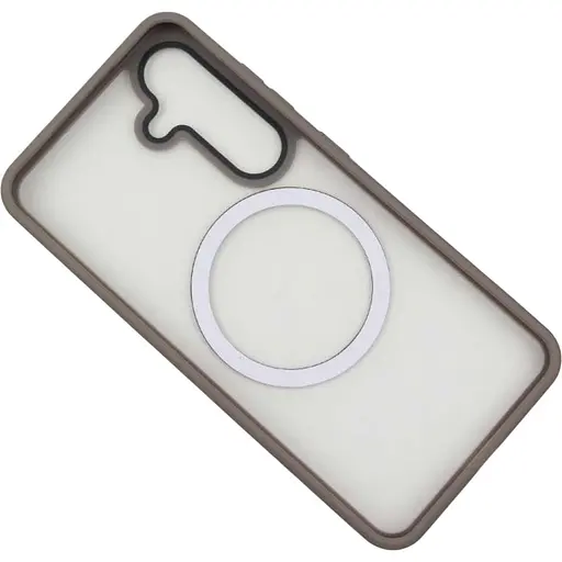 Чехол Epic Metal Buttons with MagSafe для Samsung Galaxy S25 Edge Grey [141795] - фото 4