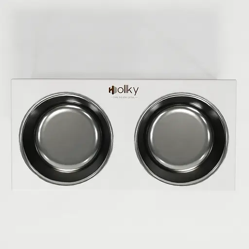 Hollky Base XXL40 — миски на підставці для дуже великих собак (2 × 2,8 л) - фото 4