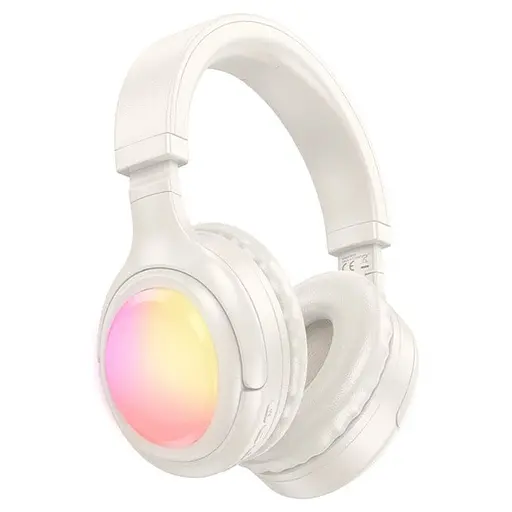 Навушники Hoco W48 Focus BT headphones Milky white бездротові - фото 2