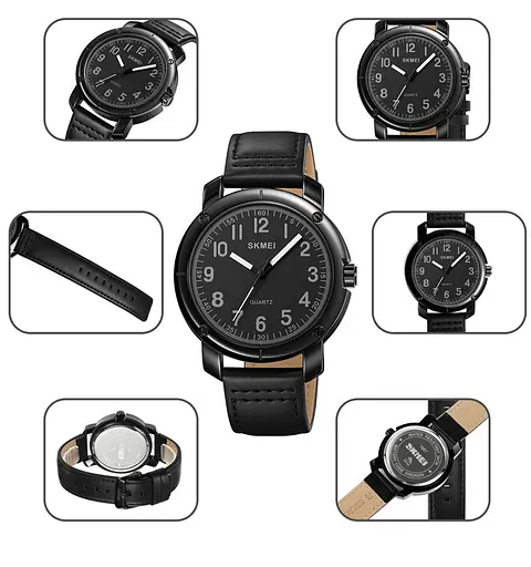 Наручний годинник чоловічий Skmei 1987 Black, 1987BK (18405) - фото 9