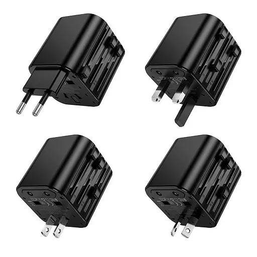 Перехідник для всіх розеток Hoco AC29 Changer global universal conversion plug - фото 6