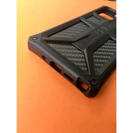 Оригинальный противоударный чехол UAG Monarch для Samsung Galaxy Note 20 (6.7") Carbon Fiber 212191114242 - фото 6
