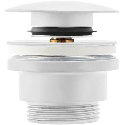 Донний клапан для умивальника Rea click-clack white білий REA-A2361, Білий - фото 1