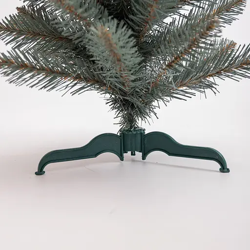 Штучна новорічна декоративна міні ялинка «Полонинська» блакитна 60 см Lugi SOK-M-03-1-3 - фото 4