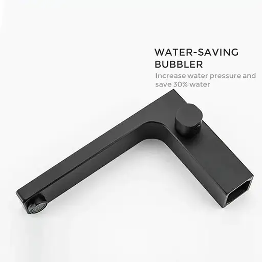 Змішувач для ванни на борт Gappo G1117-6 чорний матовий - фото 5