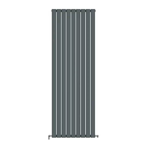 Радіатор дизайнерський Ideale Vittoria 11 9/1800/612 антрацит (бокове підключення), Антрацит - фото 1