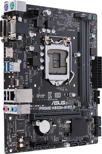 Материнская плата Asus H310M-R R2.0 Prime LGA 1151v2 (PRIME H310M-R R2.0) Б/У - фото 1
