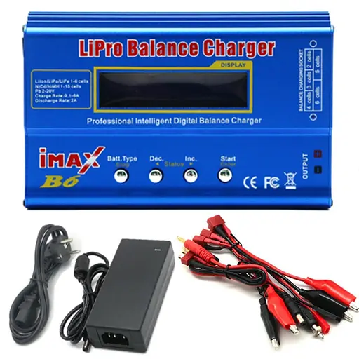 Универсальное зарядное устройство Imax B6 - балансир с блоком питания (100081)