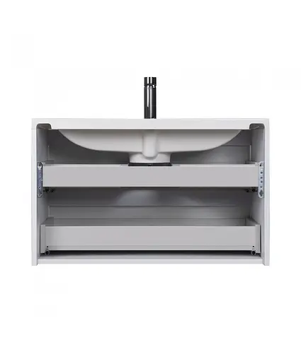 Тумба Мойдодир Marko 80-A з умивальником Cosmopolitan 80 Білий - фото 2