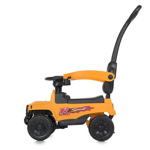 Каталка-толокар Bambi Racer M 4845-6: комфорт и развлечения для вашего малыша, желтая - фото 2