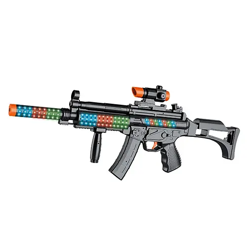 Автомат JL666-13 62см, звук, світло, приціл, на батарейці, в пакеті (6969120410103) - фото 1