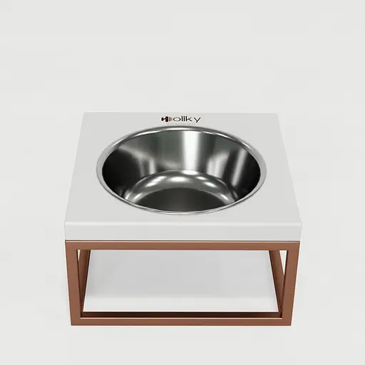 Hollky Base Solo M — миска на підставці для котів і середніх собак (1 × 0,8 л) - фото 8