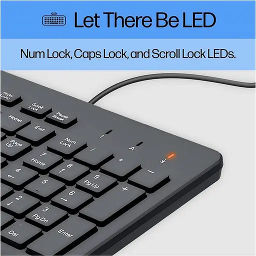 Клавіатура HP 150 USB Black (664R5AA) - фото 2