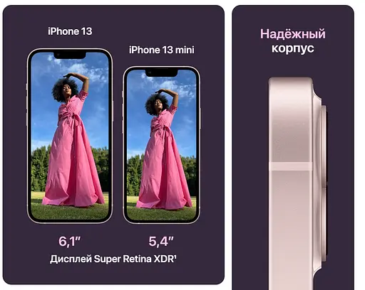 Смартфон Apple iPhone 13 128GB Pink (MLPH3) Б/У [162502] - фото 11