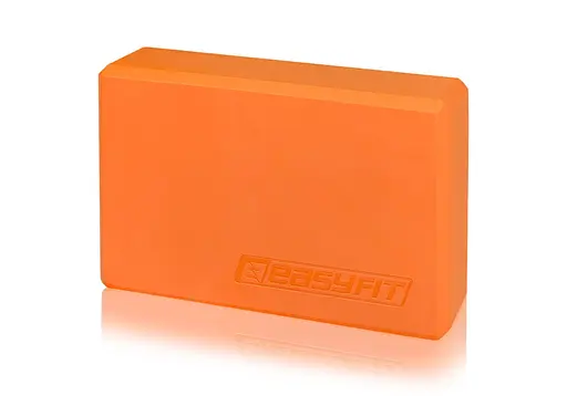 Блок для йоги EasyFit EVA Оранжевый (EF-1818-OR) - фото 1