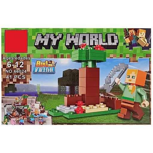 Конструктор дитячий "Minecraft" 66024-3, 42 деталі