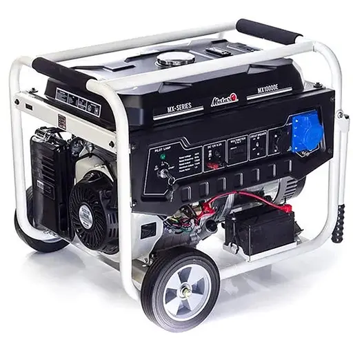 Бензиновий генератор Matari MX10000EA (7кВт), однофазний 220V, 50Hz , об'єм бака 25л, стартер