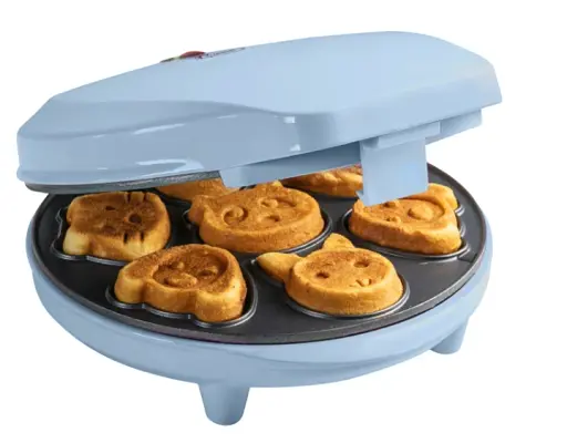 Міні-вафельниця Bestron 7 вафель у формі тваринок для веселих сніданків, кругла, побутова електрична, 700 Вт - фото 5