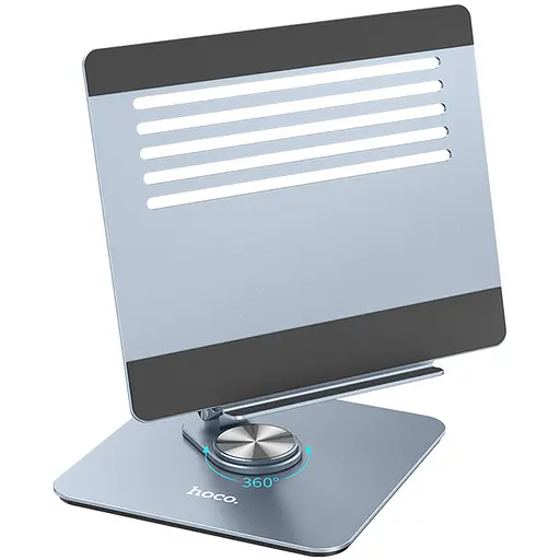 Тримач настільний Hoco PH52 Plus Might metal rotating Metal gray - фото 2