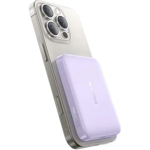 Зовнішній акумулятор Baseus EnerFill Ultra Mini 10000mAh 22.5W Purple (P1008210E513-00) [152262] - фото 2