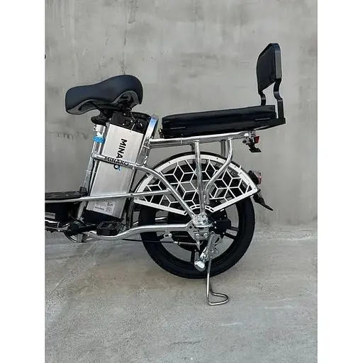 Электровелосипед Minako U18" 600W 60V 26Ah + сиденье/багажник серый - фото 13