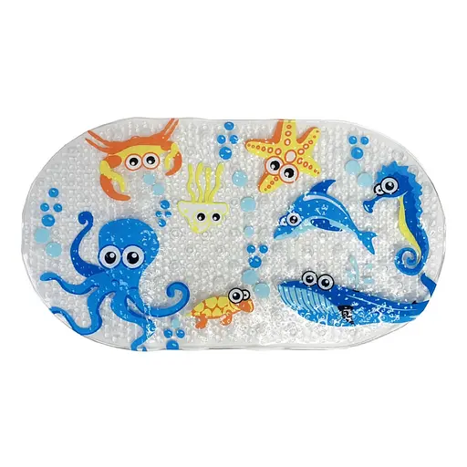 Коврик в ванную комнату на присосках "Осьминог" Mega Zayka MGZ-0900(Octopus) 35х65 см - фото 1