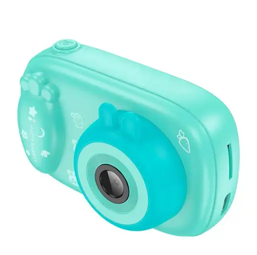 Детская цифровая фотокамера Hoco DV205 с поддержкой карты памяти 32MP Голубой - фото 2
