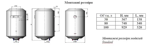 Бойлер Novatec Standart NT-S 50 - фото 12