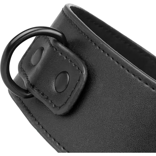 Наручники с повідцем Bedroom Fantasies Collar & Wrist - Black - фото 5