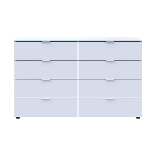 Комод Doros Рон 8 Белый 8 Ящик 130х38х81 (41516172)