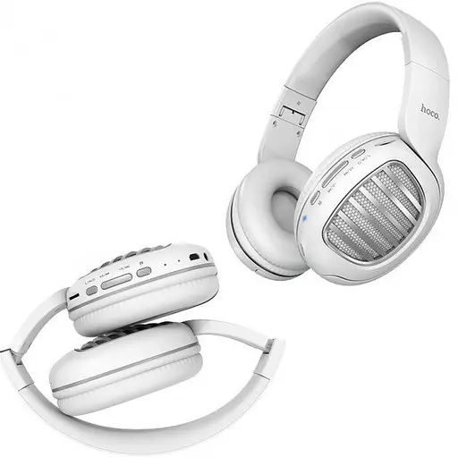 Навушники стерео гарнітура Hoco W23 Brilliant sound (Білий) - фото 3
