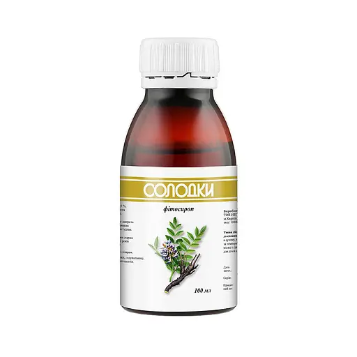 Фітосироп "Солодки", 100 мл