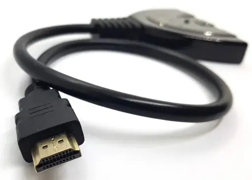 Перемикач комутатор HDMI 4K з 3 х в 1 порт спліттер switch (566194583) Чорний - фото 4