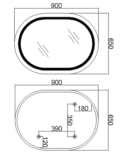 Дзеркало Qtap Gemini з LED-підсвічуванням Touch QT2578R6590 - фото 12