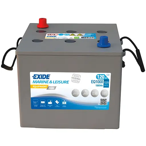 Аккумулятор Exide Equipment AGM 6СТ-120Ah 1225А (EN) EQ1000
